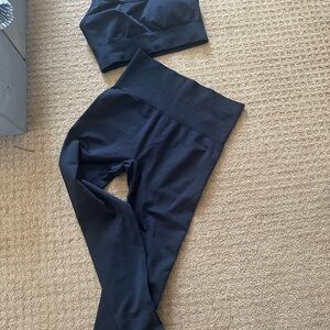 Women's Black Activewear Set